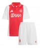 Günstige Ajax Steven Berghuis #23 Heimtrikotsatz Kinder 2024-25 Kurzarm (+ Kurze Hosen)